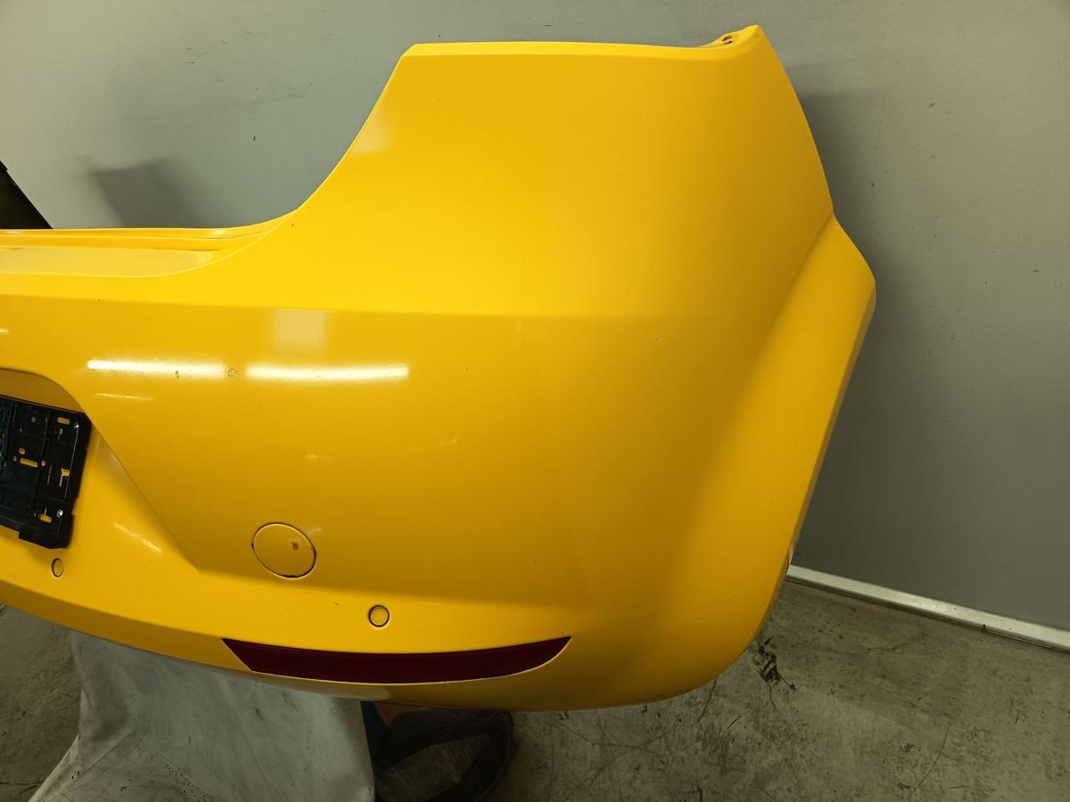 Seat Leon 1P Bj 2006 original Stoßfänger hinten PDC LS1A Amarillo Crono Gelb
