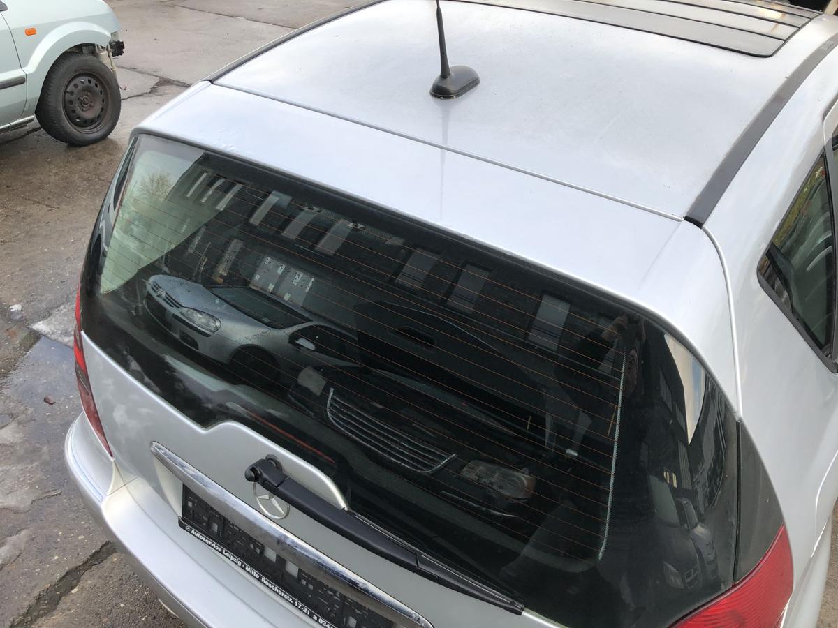 Mercedes A Klasse W169 Heckklappe mit Scheibe Heckklappe Rohbau silber 5t&uuml;rer