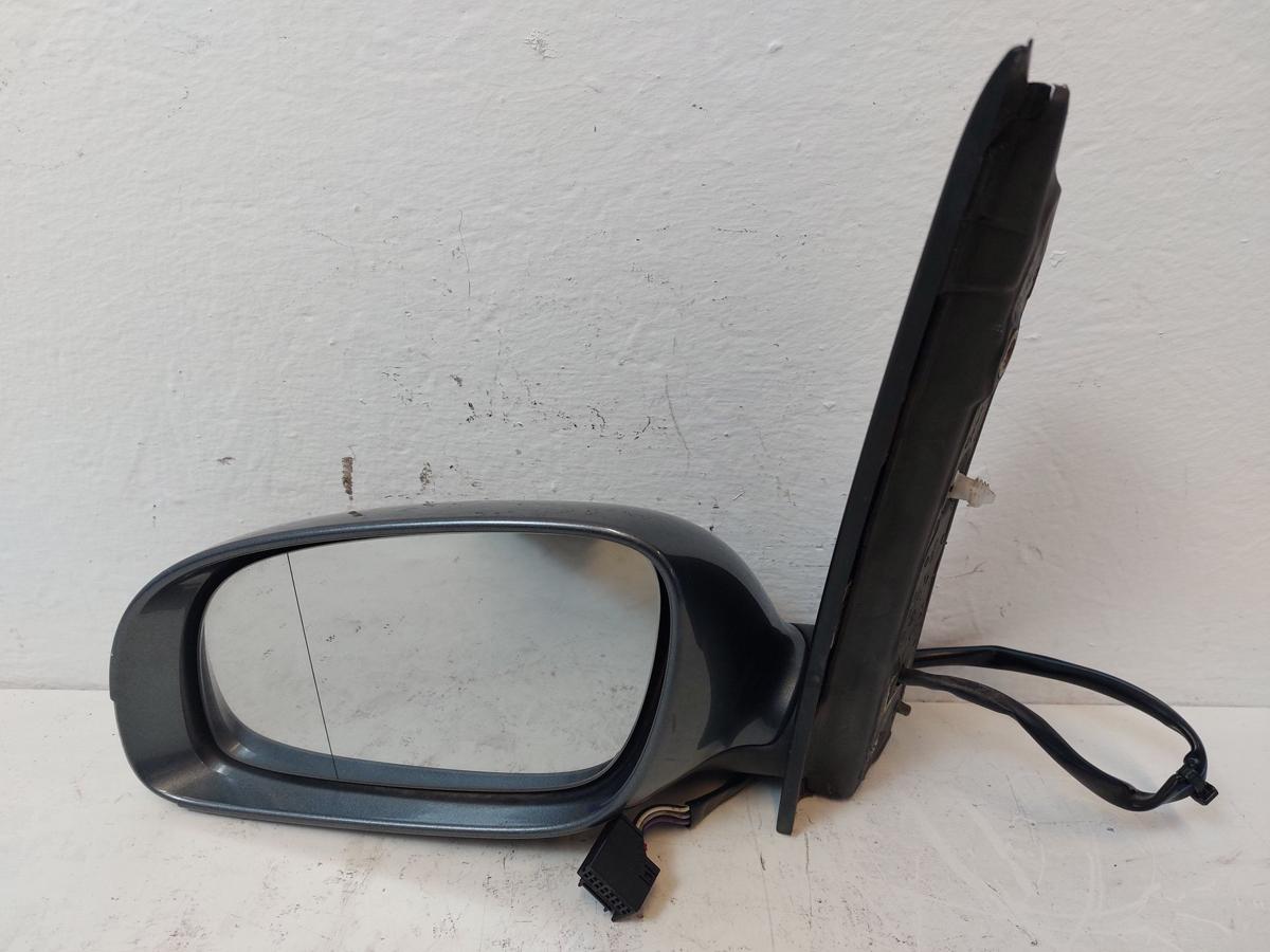 VW Touran 1T 1T1 Au&szlig;enspiegel links R&uuml;ckspiegel elektrisch LD7X Platinum Grey