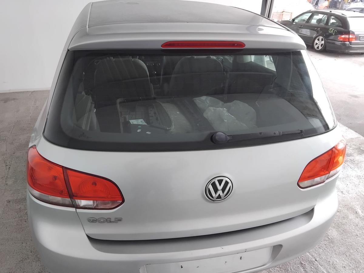 VW Golf 6 Heckklappe LA7W reflexsilbermetallic mit Heckscheibe BJ2009 Fliessheck
