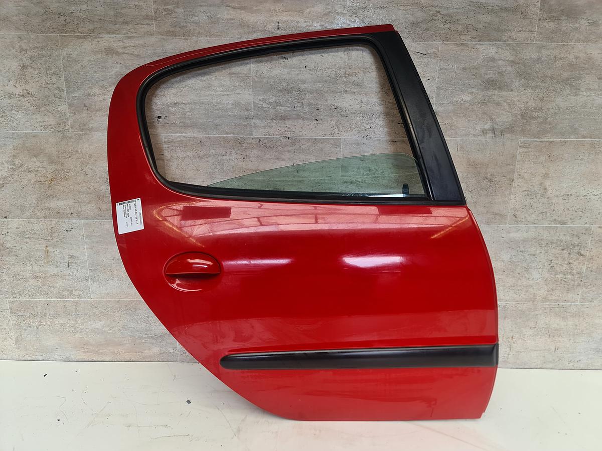 Peugeot 206 Rohtür hinten rechts KKN-ROT ADEN 5-Türer BJ03-09