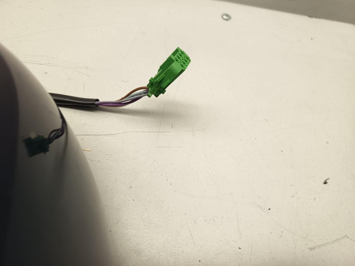 VW New Beetle 9C bis 2005 original Au&szlig;enspiegel links elektrisch in dunkelblau