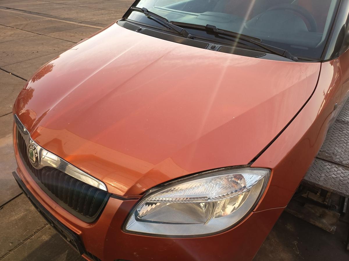 Skoda Fabia II 5J original Motorhaube LF3H Orange Baujahr 2007