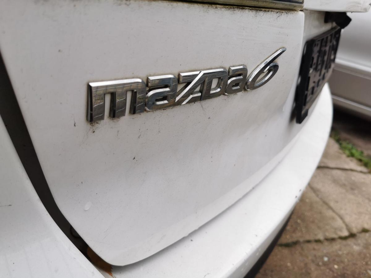 Mazda 6 GH Sport Kombi Heckklappe Klappe Deckel hinten Roh 34K Crystal White Perl