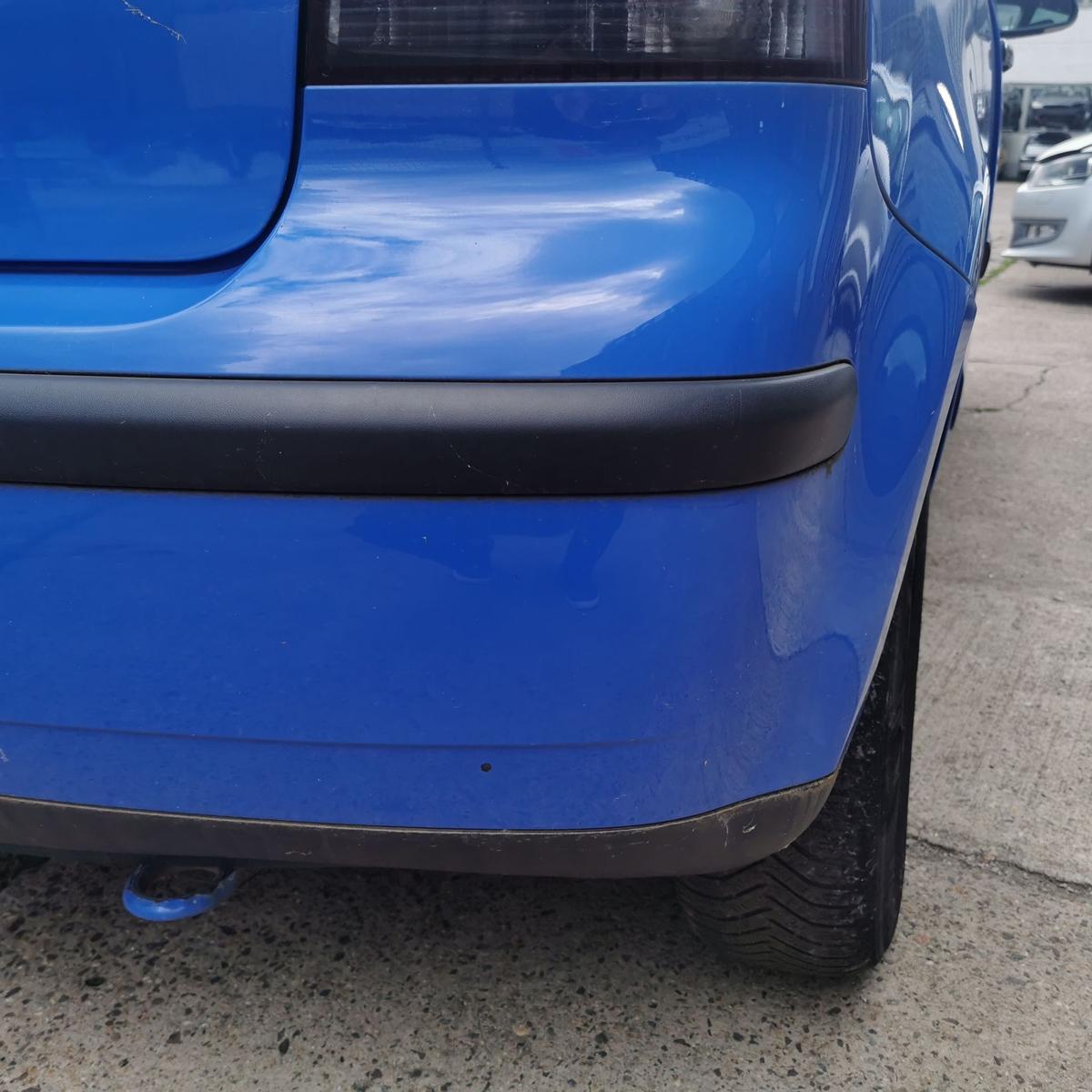 VW Polo 9N3 Stossstange Stossfänger Bumper hinten LA5F Summerblue 3 Türer