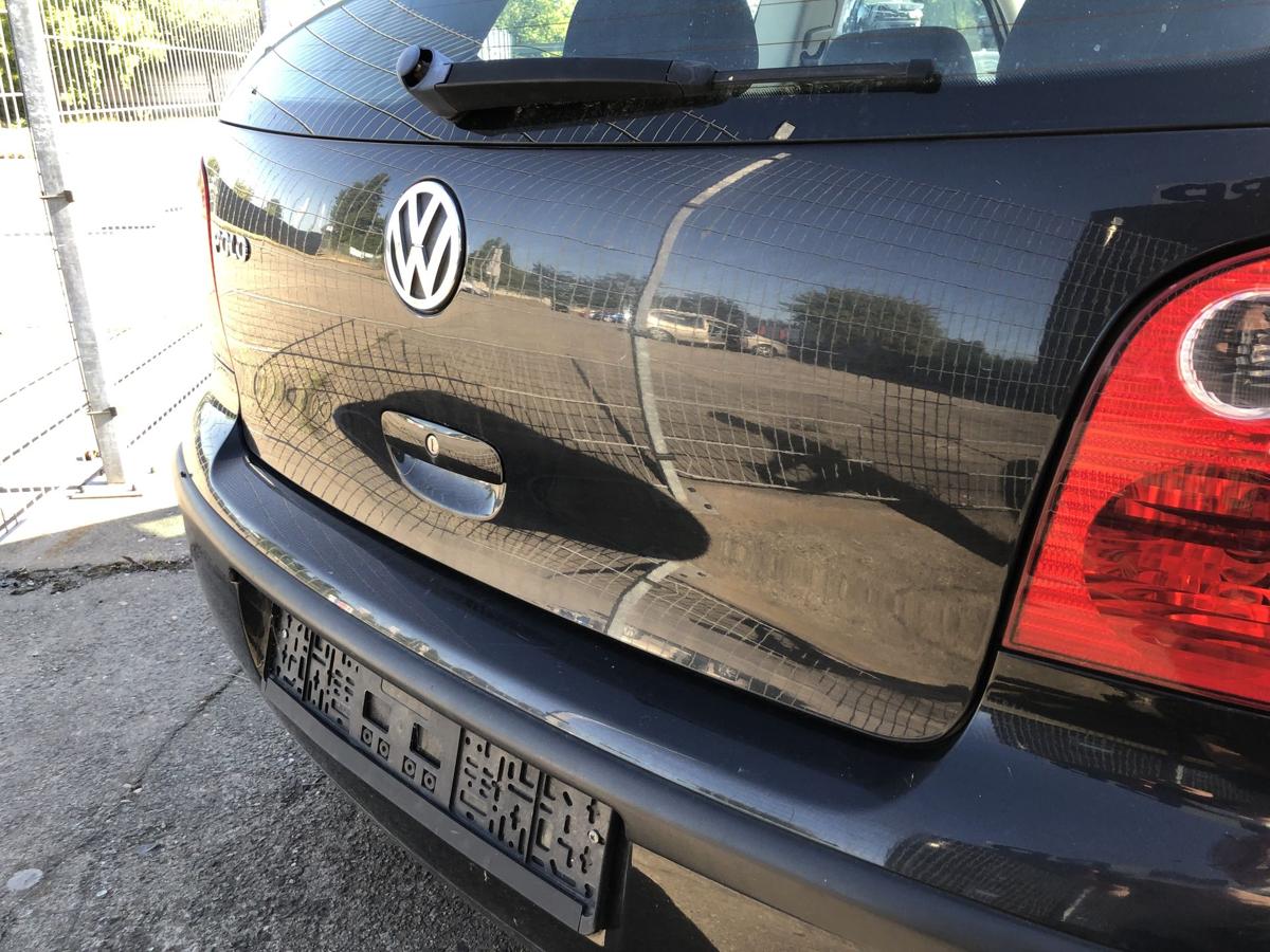 VW Polo 9N 9N1 Heckklappe mit Heckscheibe Kofferklappe Heckdeckel LC9Z schwarz