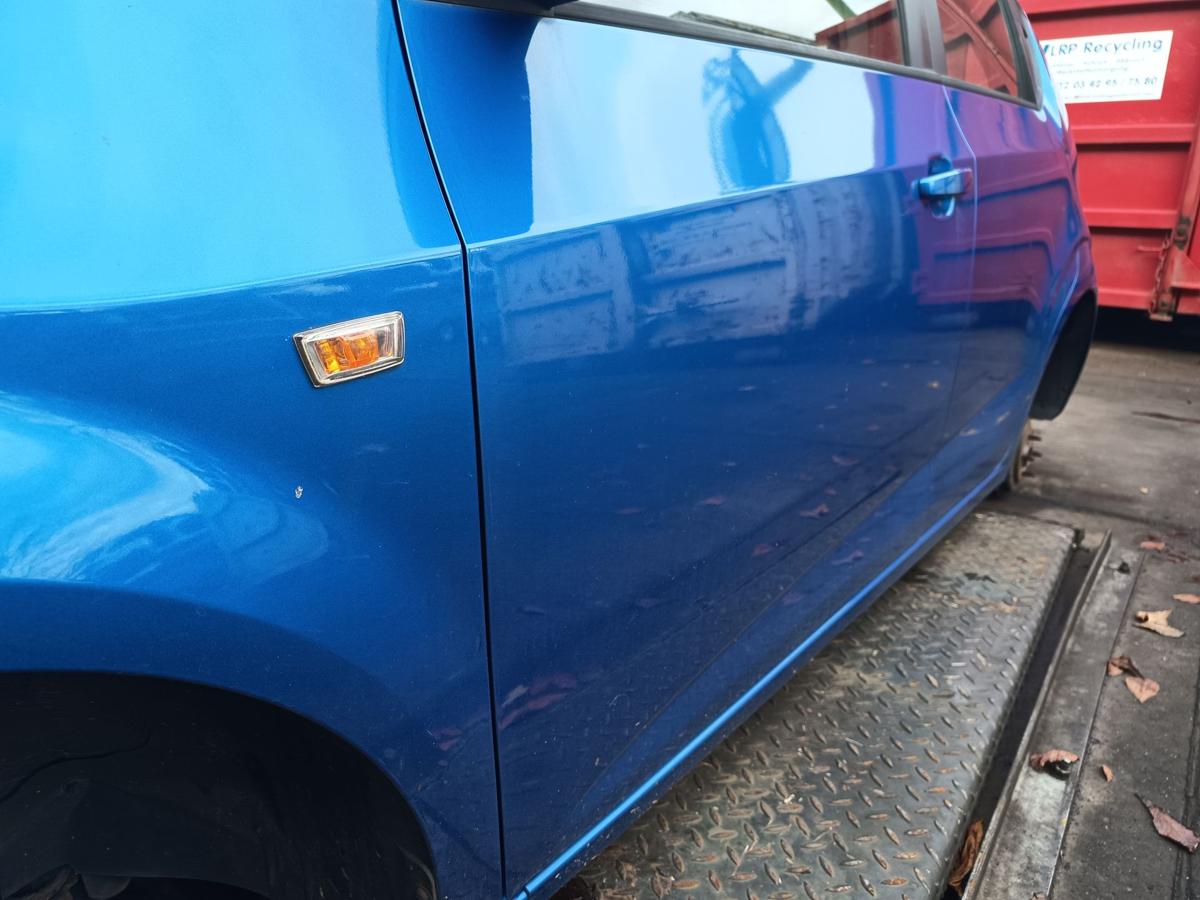 Chevrolet Aveo T300 Bj 2012 original Tür vorn links WA895T BIMINI BLUE