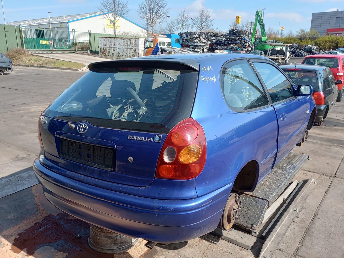 Toyota Corolla E11 3türer orig Heckklappe mit Scheibe 8L5 Sapphire Pearl Bj 2000