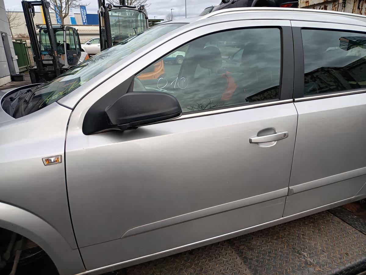 Opel Astra H Caravan Bj 2008 original Tür vorn links Fahrer Z157 Starsilber III