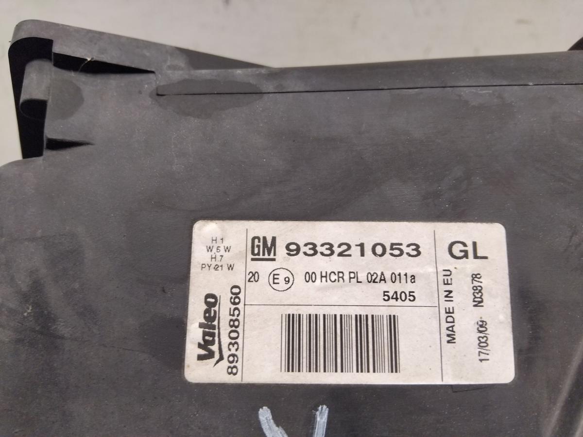 Opel Meriva A original Scheinwerfer rechts Valeo Halogen mit LWR BJ2009 93321053
