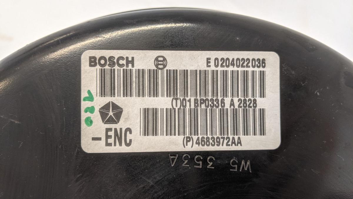 Bremskraftverstärker BKV Bosch 0204022036 Chrysler Voyager RG