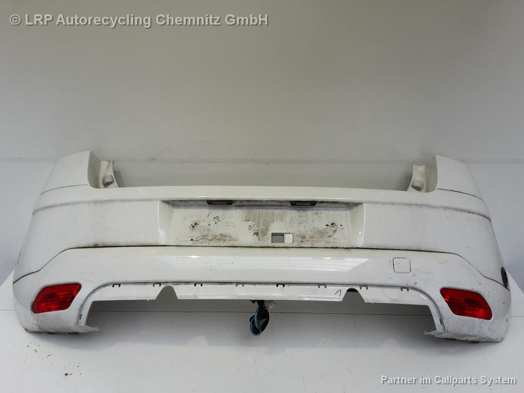 Citroen C4 Coupe BJ 2007 Stoßstange hinten Stoßfänger Weiß