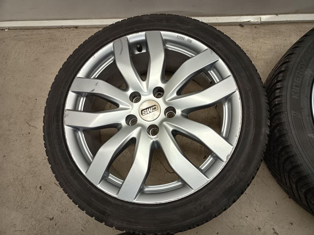 VW Golf VI Alufelgensatz CMS 7,5x17 ET47 mit Allwetterreifen DOT 2624