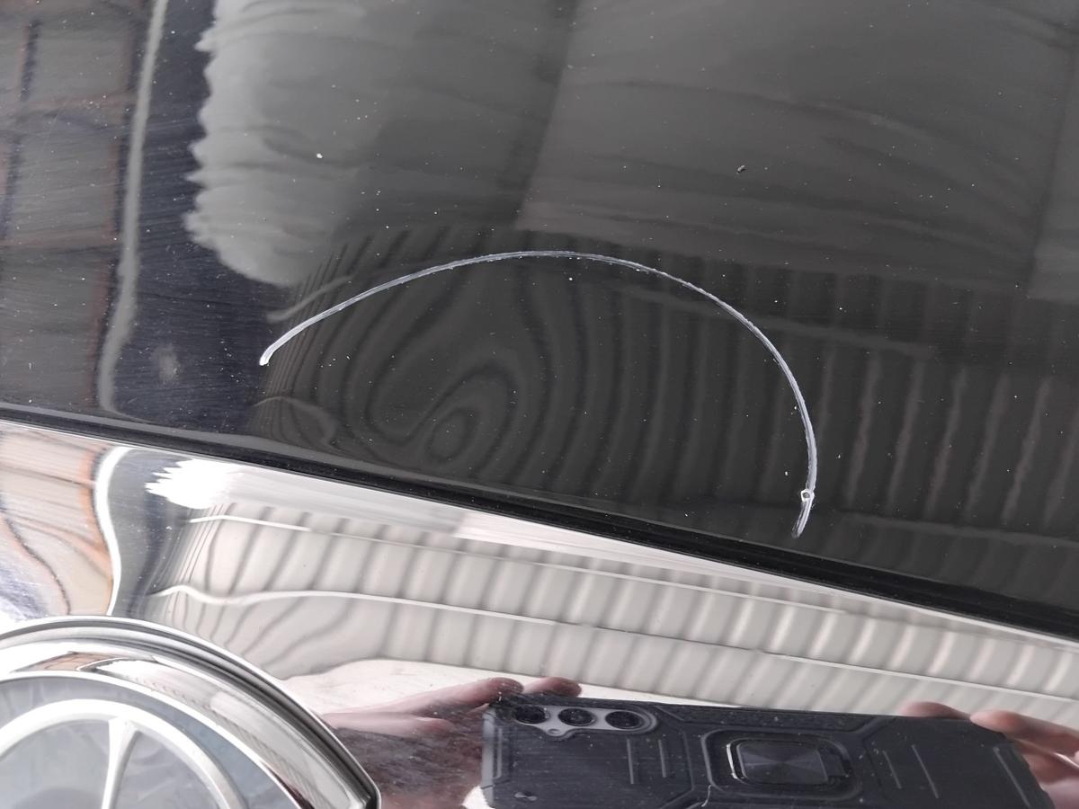Lancia Musa Facelift Motorhaube Deckel vorn BJ2009 schwarzmetallic 601 nero masaccio