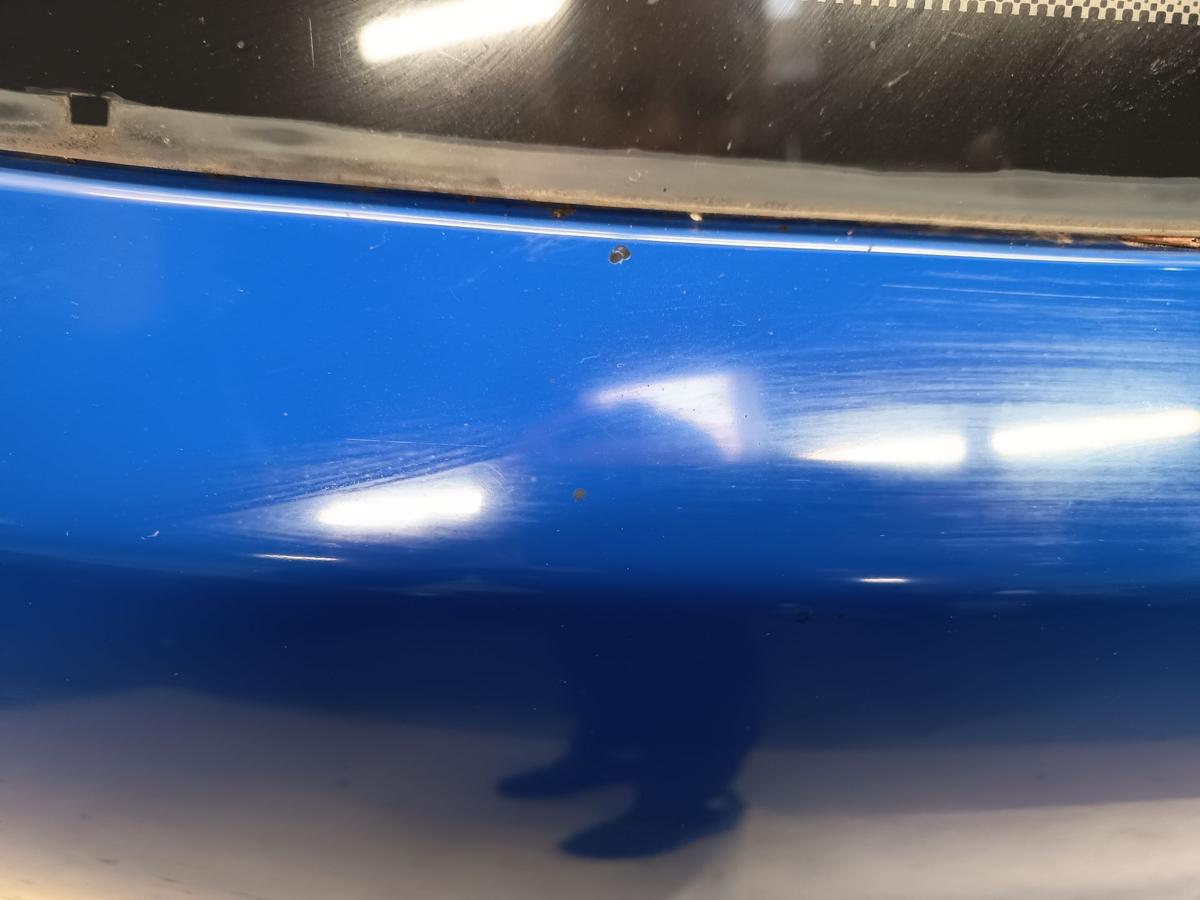 Skoda Fabia 6Y Limo ab 2005 original Heckklappe mit Scheibe LF5K Dynamic Blue