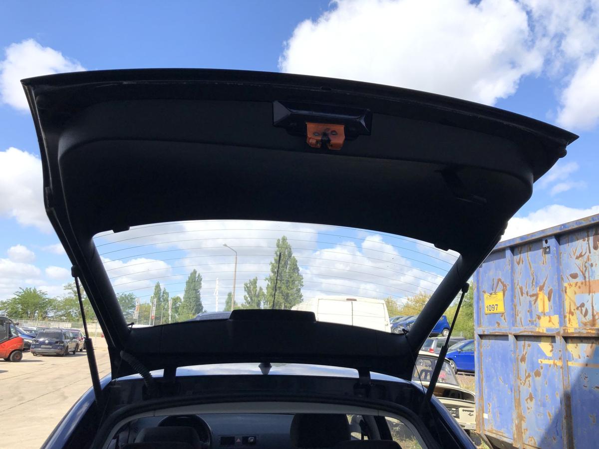 Skoda Fabia 6Y Heckklappe mit Scheibe vom 5 t&uuml;rer LF5U Tiefseeblau Metallic