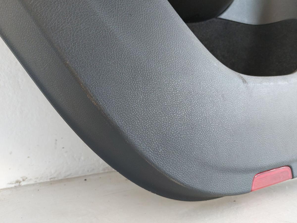 VW Passat 3C B7 Variant T&uuml;reverkleidung hinten links Leder schwarz T&uuml;rpappe