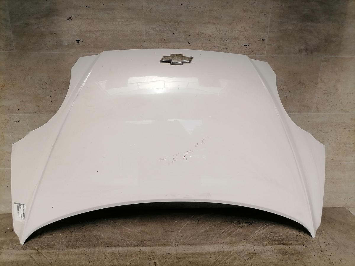 Chevrolet Matiz Motorhaube Frontklappe Deckel Weiß BJ05-10