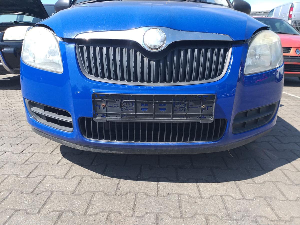 Skoda Roomster original Stoßstange Stossfänger vorn LF5K Dynamicblau Bj.2007