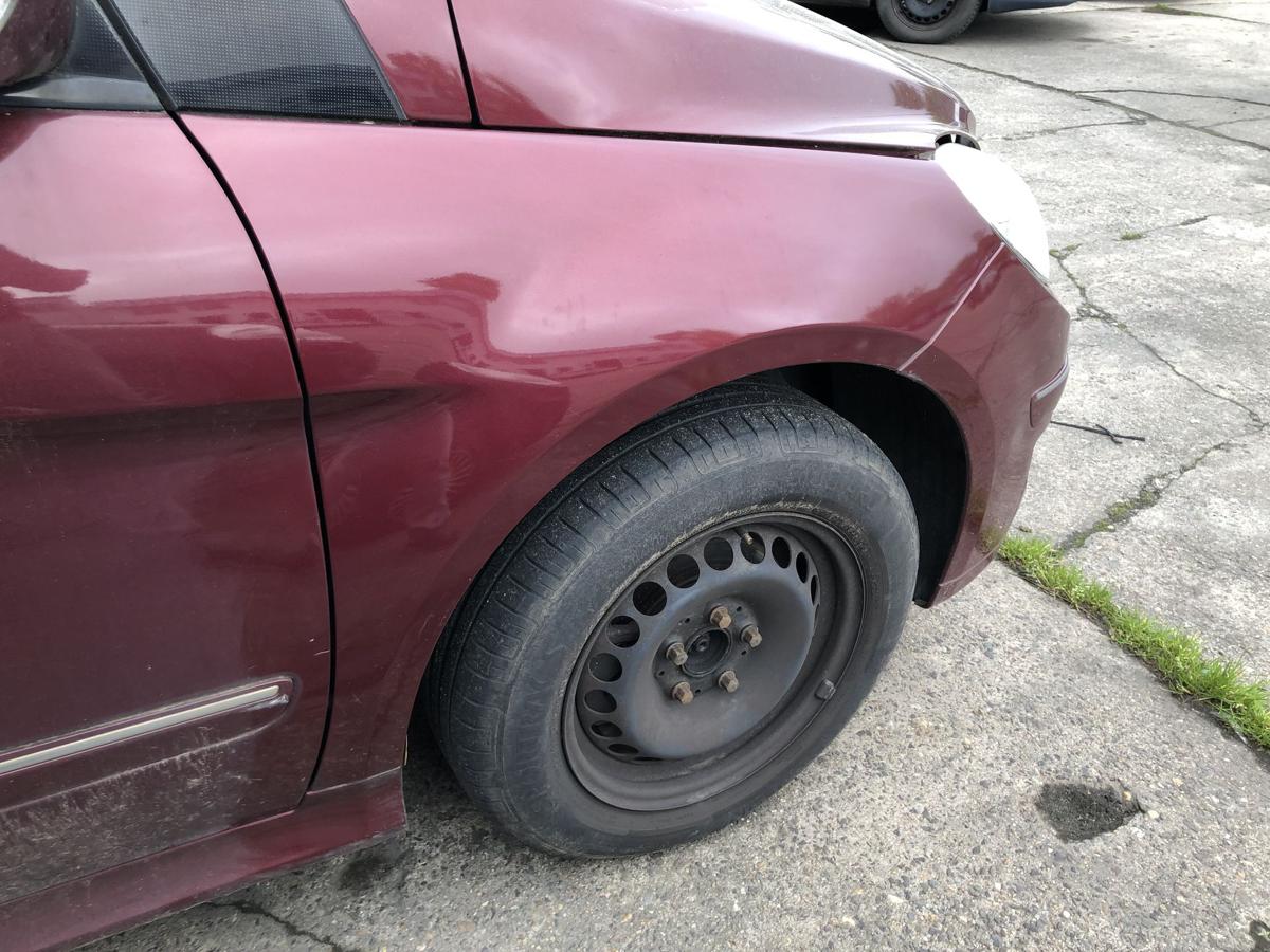 Mercedes B Klasse W245 Kotfl&uuml;gel vorn rechts Beifahrerseite 597 Saturnrotmet