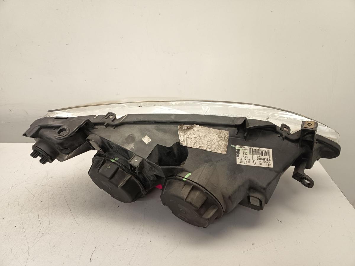 Peugeot 307 original Scheinwerfer links Halogen vor Facelift Baujahr 2002