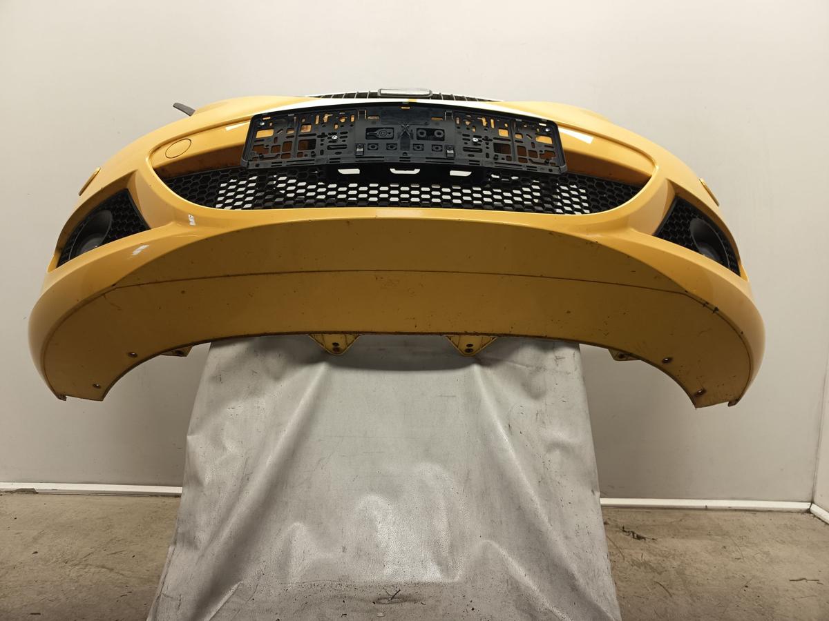 Seat Leon 1P Bj 2006 original Stoßfänger vorn mit SRA LS1A Gelb