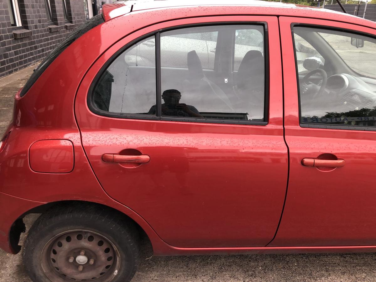 Nissan Micra K12 Tür hinten rechts Fondtür im Rohbau A32 Emotion Red