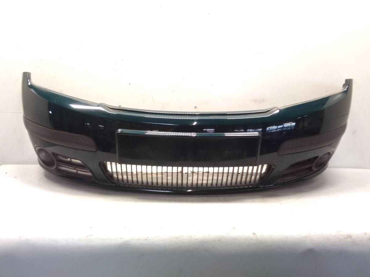Skoda Fabia 6Y Facelift original Stoßstange Stoßfänger vorn petrolgrün Bj.2005