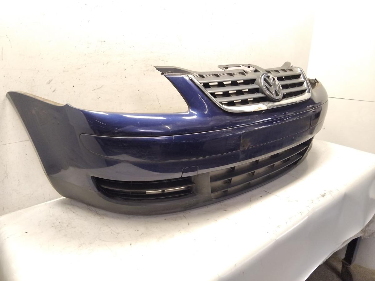 VW Touran 1T original Sto&szlig;f&auml;nger Sto&szlig;stange vorn LB5N Indigoblau Metallic BJ2003