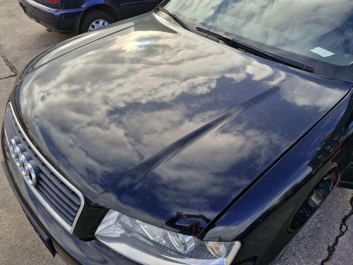 Audi A4 8E B6 BJ00-04 Motorhaube Frontklappe LY9B Brillantschwarz Deckel vorn