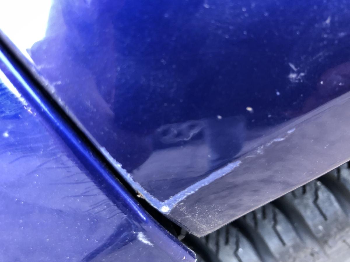 Nissan Micra K12 Kotflügel vorn links Fahrerseite BW6 Dark Blue Perl