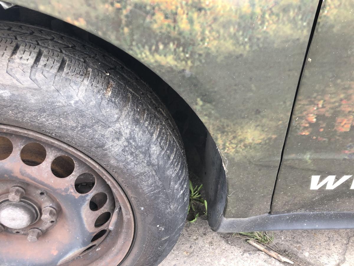 Mercedes A-Klasse W169 Kotfl&uuml;gel vorn links Fahrerseite Seitenwand 761 silber