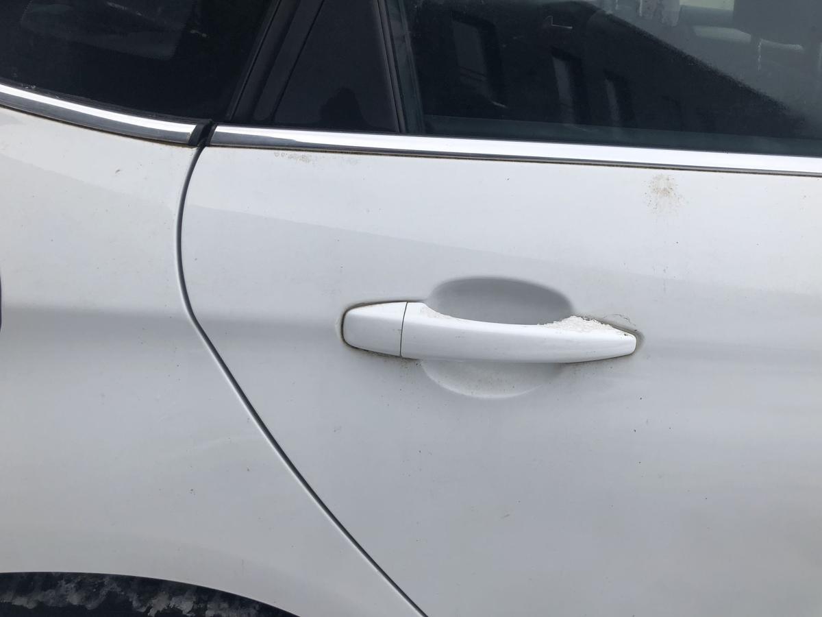 Citroen C4 II Typ N T&uuml;r hinten rechts Fondt&uuml;r im Rohbau EWP weiss Banquise