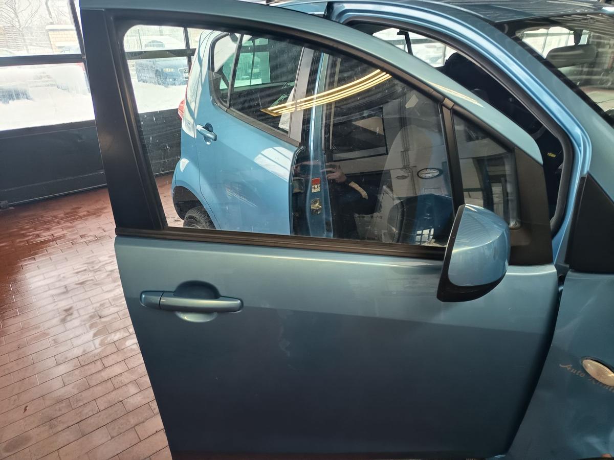 Agila B original T&uuml;r vorn rechts Beifahrer GBW Marokkoblau Bj 2008