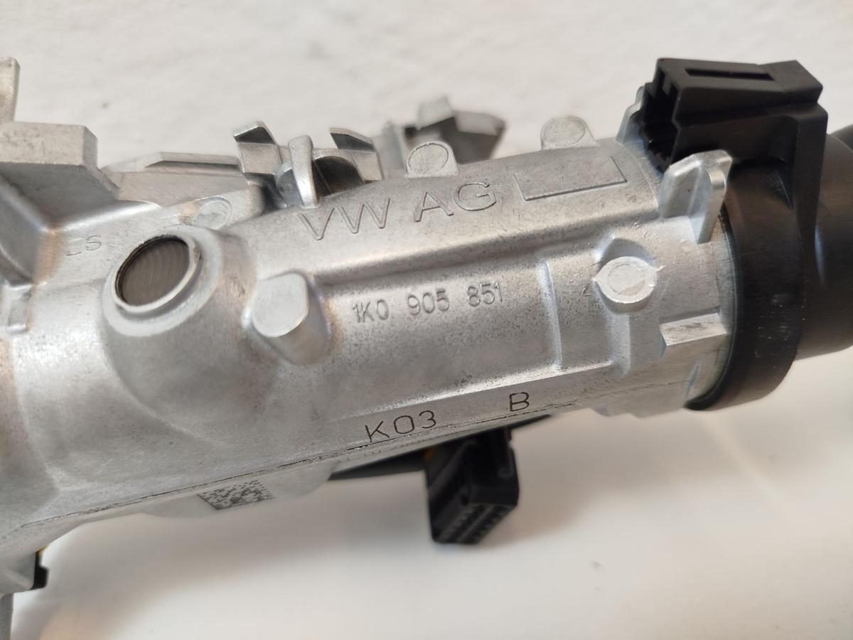 VW Golf V 5 1K Z&uuml;ndschloss Lenkschloss 2 Schl&uuml;ssel Schliesszylinder Z&uuml;ndung