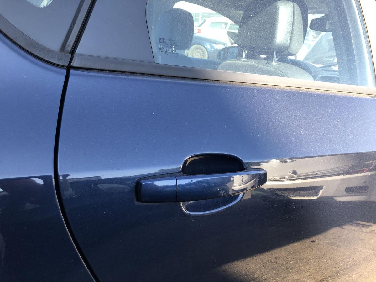 Opel Astra J Tür hinten rechts Fondtür im Rohbau Hecktür Z22A Waterworld Met