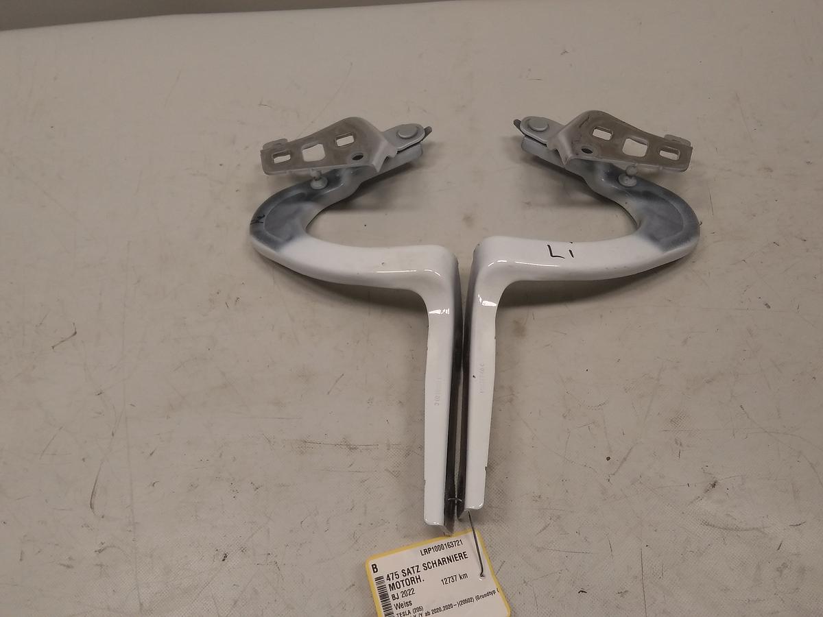 Tesla Model Y DM original Satz Scharniere Motorhaube unfallfrei