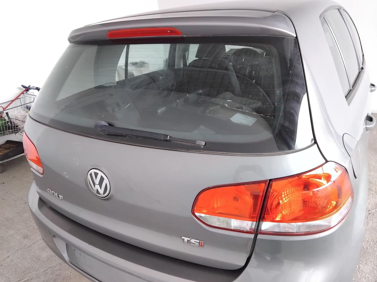 VW Golf 6 Flie&szlig;heck Heckklappe LA7T unitedgrey mit Scheibe BJ2009