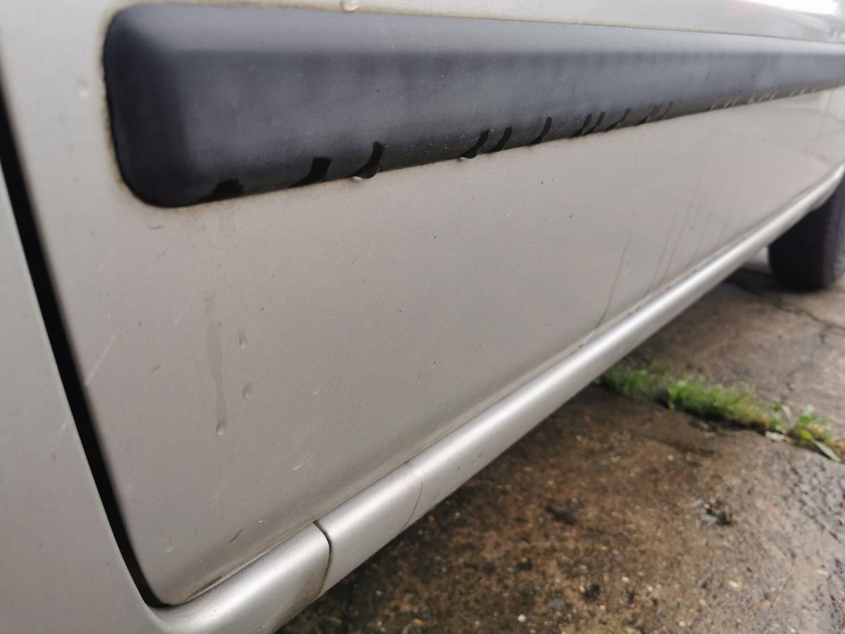 Fiat Panda 169 Fahrertür Tür Autotür Rohbautür vorn links 647 Grigio Steel Met