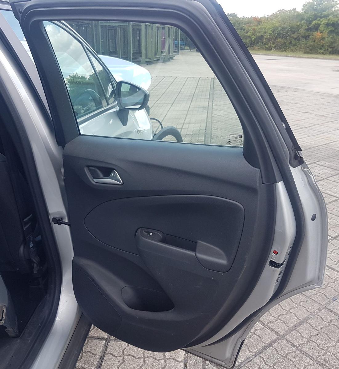 Opel Crossland X T&uuml;r hinten rechts in Z176 Argonsilber Metallic Bj2018 Rohbaut&uuml;r
