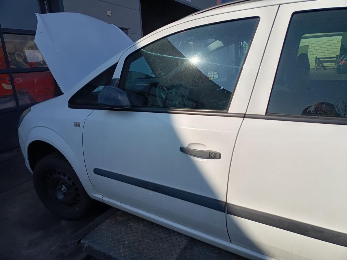 Opel Zafira B original T&uuml;r vorne links Z40R Weiss Baujahr 2009
