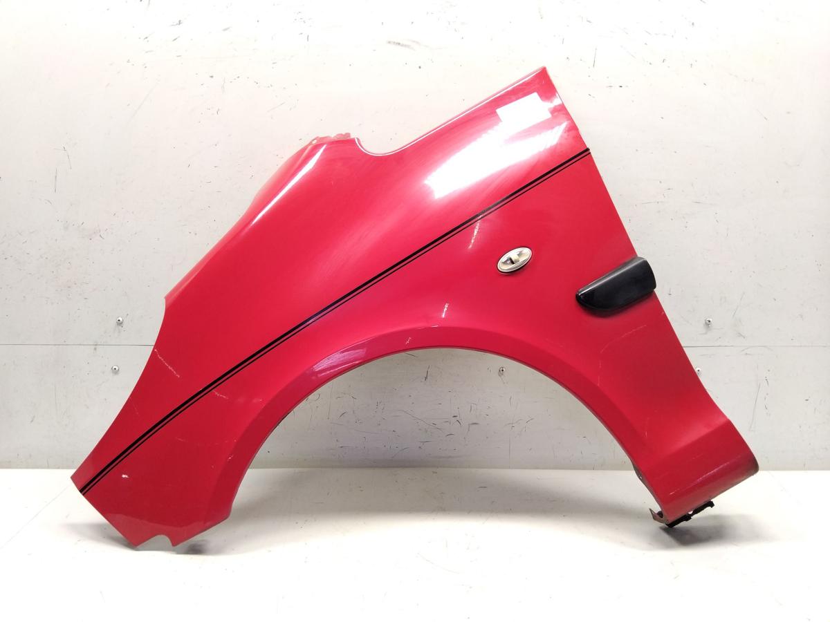 Peugeot 1007 original Kotfl&uuml;gel vorn rechts rot KKN Rouge Aden BJ2005
