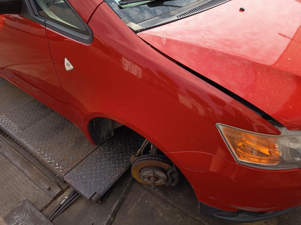 Mitsubishi Colt Z30 original Kotfl&uuml;gel rechts 56D Amazonrot Baujahr 2009