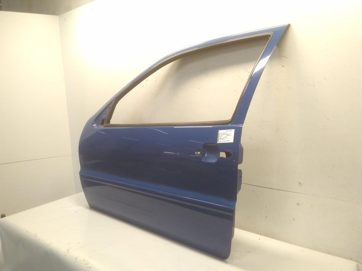 VW Polo 6N2 Tür vorn links Fahrertür LA5C Surfblau 3-türig BJ2000