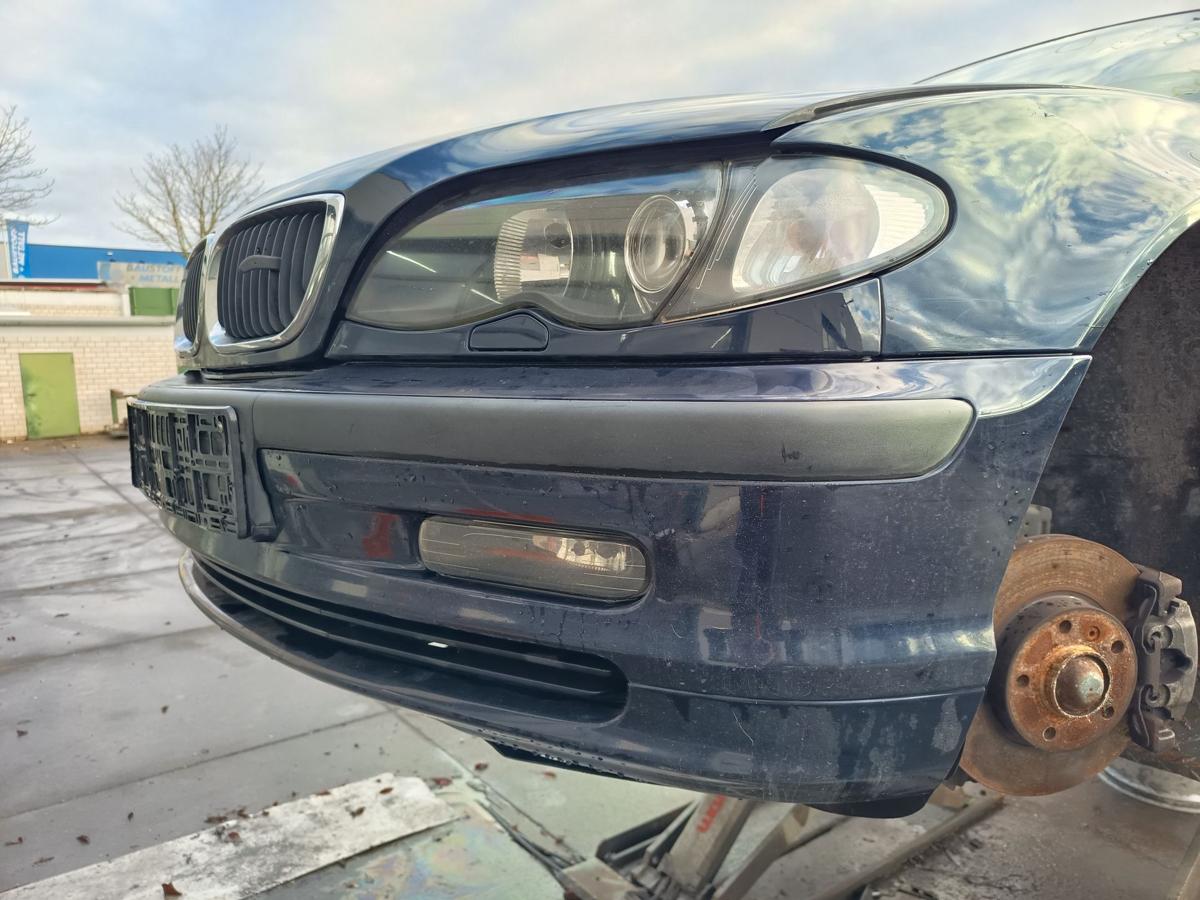 BMW E46 original Sto&szlig;f&auml;nger Stange vorn Front 317/5 Orientblau Bj 2005