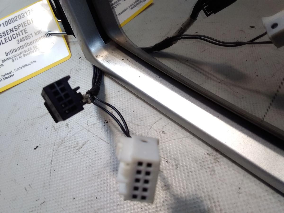 Mercedes E-Klasse 211 orig Au&szlig;enspiegel rechts elektrisch Umfeldleuchte BJ2004