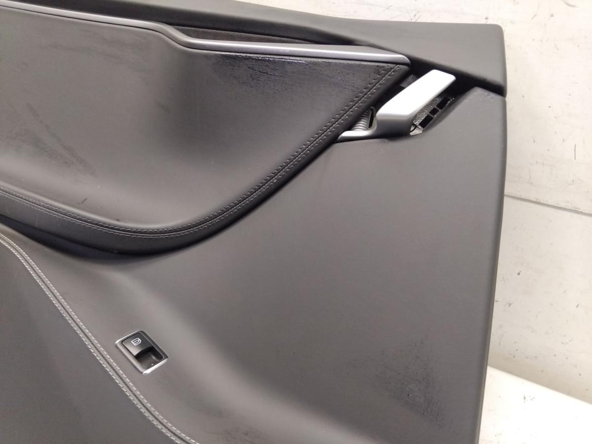 Tesla Model S T&uuml;rverkleidung hinten links Premium Kunstleder schwarz Bj.2019
