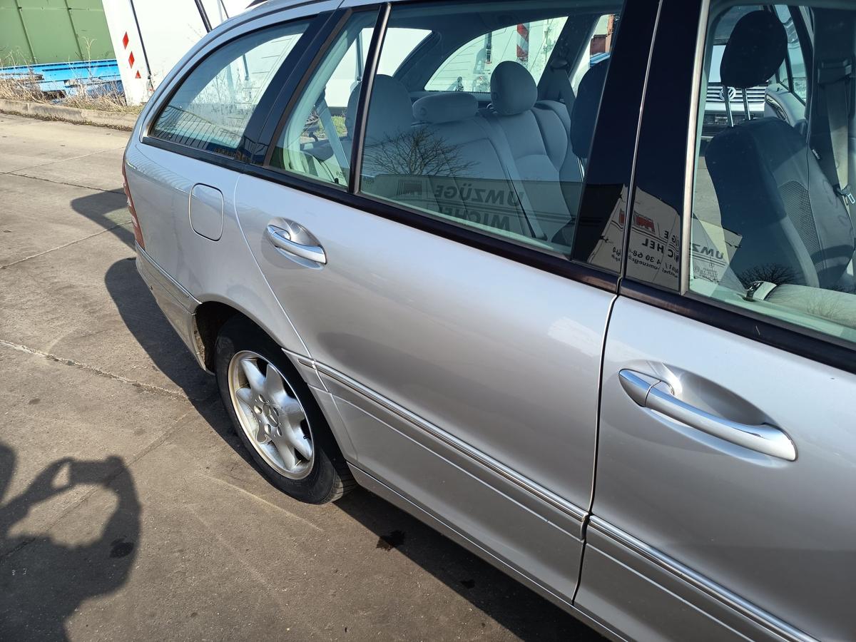 Mercedes S203 original T&uuml;r hinten rechts Fond 744 Brillantsilber Bj 2002