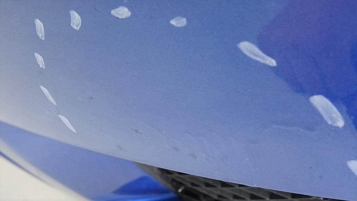 VW Polo 6N2 Stoßstange Stoßfänger vorn 6N0807221H in Perlblau Bj2000