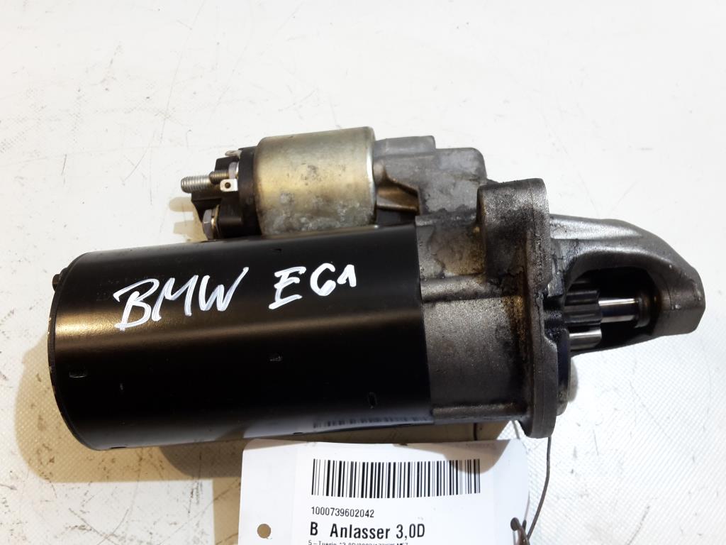 BMW 5-er E60 E61 BJ 2008 Anlasser 0001115046 3.0D Starter Getriebe Automatik